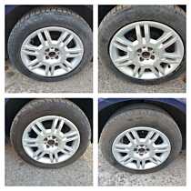 Set 4 Jante Janta Roata Roti Aliaj 205 55 16 R16 Distanta Prezon 4x98 CB 58.1 Fiat Stilo 2001 - 2007 [Q2008]