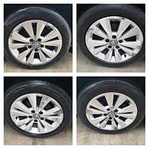 Set 4 Jante Janta Roata Roti Aliaj 205 55 16 R16 Audi Q2 2016 - 2018 [K9852]