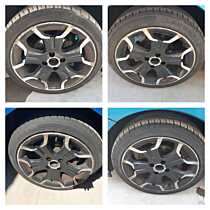 Set 4 Jante Janta Roata Roti Aliaj 205 45 17 R17 Distanta Prezon CB Citroen DS3 2009 - 2014 (anvelope dot 2025) [Q3093]