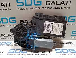 Motoras Complet cu Modul Control Macara Usa Portiera Stanga Fata Peugeot 307 SW 2002 - 2008 Cod 8E1959801 5WK47001BBF 0130821765 [M5355]