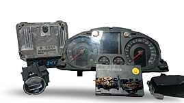 Kit Pornire ECU Calculator Motor Ceas Ceasuri Bord Blocator Volan Modul Confort Contact cu Cheie Volkswagen Passat B6 2.0 TDI BMP 2005 - 2010 Cod 03G906021AB, 3C0905861A, 3C0959433, 3C0920870A [MX1289]
