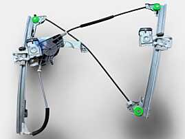 Macara Electrica pentru Geam Sticla de pe Usa Portiera Stanga Fata cu Motoras Skoda Octavia 1 1997 - 2011 Cod 6060-00-S04163 [N5605]
