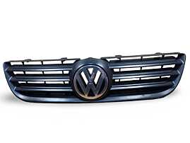 Grila Centrala cu Emblema de pe Bara Spoiler Fata Volkswagen Polo 9N Facelift 2005 - 2008 Cod 6Q0853653E, 1T0853601A [N6174]