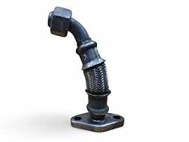 Conducta Teava Retur Ulei Turbo Seat Leon 1M 1.9 TDI 1998 - 2005 Cod 038145736C [N6426]