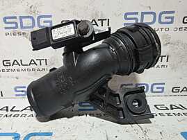 Tub Conducta Aer cu Senzor Presiune Nissan Qasqai J10 1.5 DCI 2007 - 2013 Cod 14460-BB31A, 0281002566 [N6787]
