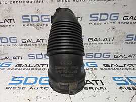 Furtun Conducta Tub Tubulatura Aer Admisie Debitmetru Audi A6 C6 2.7 TDI BPP BSG 2004 - 2011 Cod 4F0129615D [N6948]