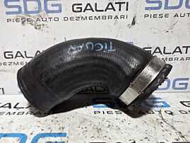 Furtun Conducta Tub Tubulatura Aer Radiator Intercooler Turbo Turbina Turbosuflanta Skoda Superb 2 2.0 TDI CBBB CFFB CFGB 2008 - 2015 Cod 5N0145762AH [N7216]