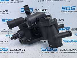 Corp Carcasa Termostat cu Senzor Temperatura Apa Seat Ibiza 6L 1.4 Benzina BBY/BKY/AUB/BBZ 2002 - 2008 Cod 032121111AP [N7509]