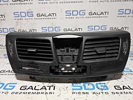 Grila Gura Grile Guri Ventilatie Aerisire Centrala Bord Renault Laguna 3 2007 - 2015 Cod 275000001R (Fisurata) [N7635]