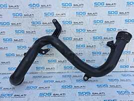 Conducta Furtun Tub Tubulatura Intercooler cu Senzor Audi A3 8P 2.0 TDI BMM 2004 - 2008 Cod 1K0145770B, 038906051B [N7750]
