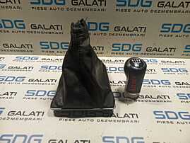 Nuca cu Manson Piele Maneta Schimbator Viteze Opel Astra H 2004 - 2010 [L0621]