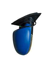 Oglinda Dreapta Electrica Fara Pliere Rabatare Electrica cu Semnalizare Volkswagen Passat B6 2005 - 2010 Culoare Albastru MAT (Semnalizare Fisurata) [LR0566]