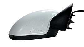 Oglinda Electrica Dreapta Opel Corsa D 2006 - 2014 ( Fără Sticlă, Ramă Crăpată ) Culoare Alba Cod 46-843-5664 [L5725]