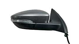 Oglinda Electrica Dreapta Volkswagen Passat B7 Break 2010 - 2015 ( Semnalizare Spartă ) Culoare Gri Inchis Cod 3C085793 A [L5740]