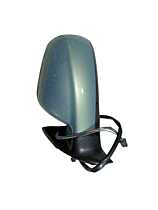 Oglinda Stanga Electrica cu Rabatare Pliere Manuala Peugeot 307 2001 - 2008 Culoare Albastru Deschis [LR0773]