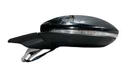 Oglinda Stanga Electrica Volkswagen Golf 7 2013 - 2017 Culoare Negru Lucios [L5693]