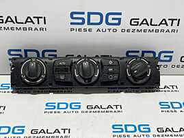 Panou Unitate Comanda AC Aer Conditionat Clima Climatronic BMW Seria 5 E60 E61 2003 - 2010 Cod 9122396 [L2873]