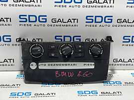 Panou Unitate Comanda AC Aer Conditionat Clima Climatronic BMW Seria 5 E60 E61 2003 - 2010 Cod 6988502 [L2869]