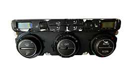 Panou Modul Unitate Comanda AC Aer Conditionat Clima Climatronic Dublu Dual Zone cu Incalzire in Scaun Scaune PENTRU PIESE Volkswagen EOS 2006 - 2010 (Butoane Exfoliate Display Stricat) [LC0624]