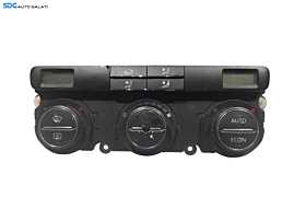 Panou Modul Unitate Comanda AC Aer Conditionat Clima Climatronic Dublu Dual Zone Volkswagen Passat B6 2005 - 2010 Cod 1K0907044K [N0657]