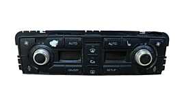 Panou Modul Unitate Comanda AC Aer Conditionat Clima Dublu Climatronic Dual Zone cu Incalzire Scaun Scaune Audi A8 D3 2002 - 2008 Cod 4E0820043A [LC0728]