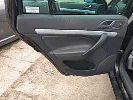 Tapiterie Panou Fata Interioara Piele Neagra cu Maner Usa Portiera Stanga Spate Skoda Octavia 2 Break Combi 2004 - 2013 [C3599]