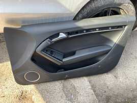 Panou Tapiterie Fata Interioara Piele Negru de pe Usa Portiera Dreapta Volan Dreapta Audi A5 Coupe 2 Usi 2008 - 2016 [C3089]