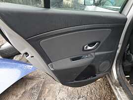 Panou Tapiterie Fata Interioara Textil Negru de pe Usa Portiera Stanga Spate Renault Megane 3 Hatchback 2008 - 2015 [C2178]