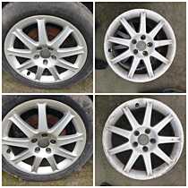Set 4 Jante Roti Aliaj 225 50 17 R17 5x112 Audi A4 B6 2001 - 2005 Cod 4F0601025J [C4707]