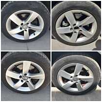 Set 4 Jante Roti Aliaj 205 55 16 R16 cu Anvelope Vara 5x112 Volkswagen Passat B5.5 2001 - 2005 [K5540]