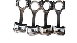 Piston Pistoane Complete cu Biela Volkswagen Polo 9N 1.4 AUA BBY BKY 2002 - 2008 [M8354]