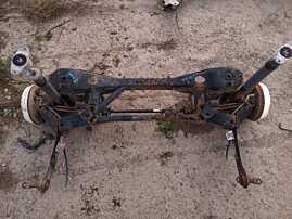 Punte Spate Completa cu Tamburi Fuzeta Fuzete Arc Arcuri Brat Brate Ford Focus 2 Hatchback Scurt 2005 - 2011 [L2127]