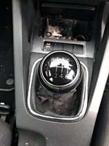 Nuca cu Manson Piele Maneta Schimbator Viteze 6 Trepte cu Uzura Volkswagen Jetta 3 2005 - 2011 [Q3686]