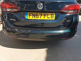 Bara Spoiler Spate cu Locas Senzori Parcare cu Imperfectiuni Opel Astra K NFL Break Combi 2015 - 2019 Culoare Z30V [Q3937]
