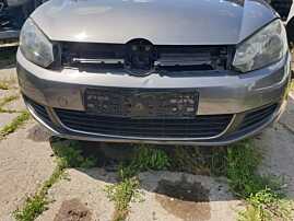 Bara Spoiler Fata Completa cu Locas pentru Senzori Parcare Volkswagen Golf 6 Hatchback 2008 - 2013 (cu Defecte Imperfectiuni) Culoare LA7T [Q4126]