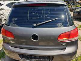 Haion Hayon Portbagaj Dezechipat cu Luneta Geam Sticla Volkswagen Golf 6 Hatchback Scurt 2008 - 2013 (Rugina pe Marginea Inferioara) Culoare LA7T [Q4134]