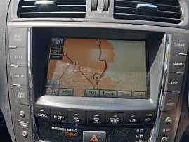 Unitate Radio Navi Navigatie GPS cu Butoane Clima Climatronic Avarii Ceas Lexus IS 220D 2.2 D 2005 - 2013 [Q4239]