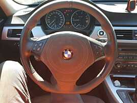 Volan Piele Perforata Alcantara 3 Spite cu Airbag BMW Seria 3 E90 E91 2004 - 2011 [Q4326]