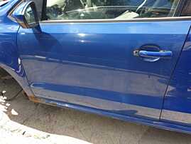 Usa Usi Portiera Portiere Stanga Fata Dezechipata cu Defecte Volkswagen Polo 6R 2009 - 2017 Culoare LD5E [Q4346]