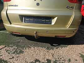 Bara Spoiler Spate cu Locas Pentru Senzori de Parcare Citroen C4 Picasso Monovolum 2007 - 2013 Culoare KAQ ANODISED YELLOW PAINT (Mici Defecte Zgarieturi) [Q4517]