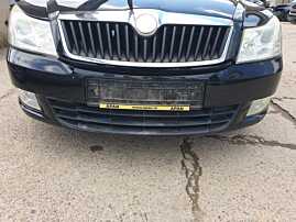 Bara Spoiler Fata Completa cu Proiectoare Ceata cu Imperfectiuni Skoda Octavia 2 FL Facelift 2008 - 2013 Culoare LF9R [Q4844]