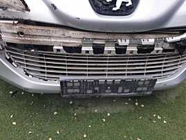 Grila Centrala de pe Bara Spoiler Fata Peugeot 308 NFL Non Facelift 2007 - 2010 [Q4911]