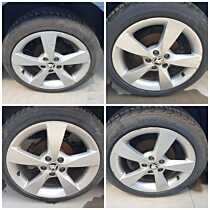 Set 4 Jante Roti Aliaj 5x100 195 65 15 R15 Seat Leon 1M 1999 - 2005 (2 anvelope vara dot 2025) [Q5067]