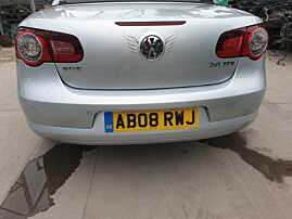 Bara Spoiler Spate cu Locas Pentru Senzori de Parcare Volkswagen Eos Cabrio 2006 - 2015 Culoare Gri Argintiu LK7W (imperfectiuni) [Q5181]