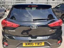 Haion Hayon Portbagaj Dezechipat cu Luneta Geam Sticla Hyundai I20 Hatchback 2014 - 2018 Culoare Negru X5B [Q5225]