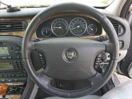 Volan Piele cu Comenzi FARA Airbag Jaguar S Type 1998 - 2007 (Uzura Piele) [Q5320]