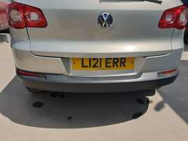 Bara Spoiler Spate Fara Locas Pentru Senzori de Parcare Volkswagen Tiguan 5N FL Facelift 2011 - 2015 Culoare Gri LR7L (imperfectiuni) [Q5428]