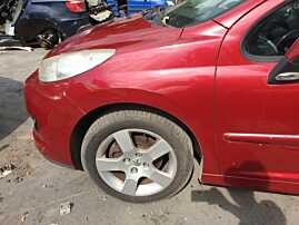 Aripa Stanga Fata Peugeot 207 2006 - 2014 Culoare KJC Rouge Erythree [Q5748]