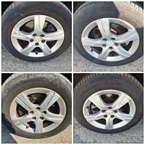 Set 4 Jante Janta Roata Roti Aliaj 5x108 CB 65.1 215 60 16 R16 Peugeot 607 2000 - 2008 [Q5822]