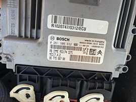Kit Pornire ECU Calculator Motor Cip Cheie Imobilizator Peugeot 508 1.6 THP 2010 - 2018 Cod 0261S06632 9666319580 9677566780 [Q5855]